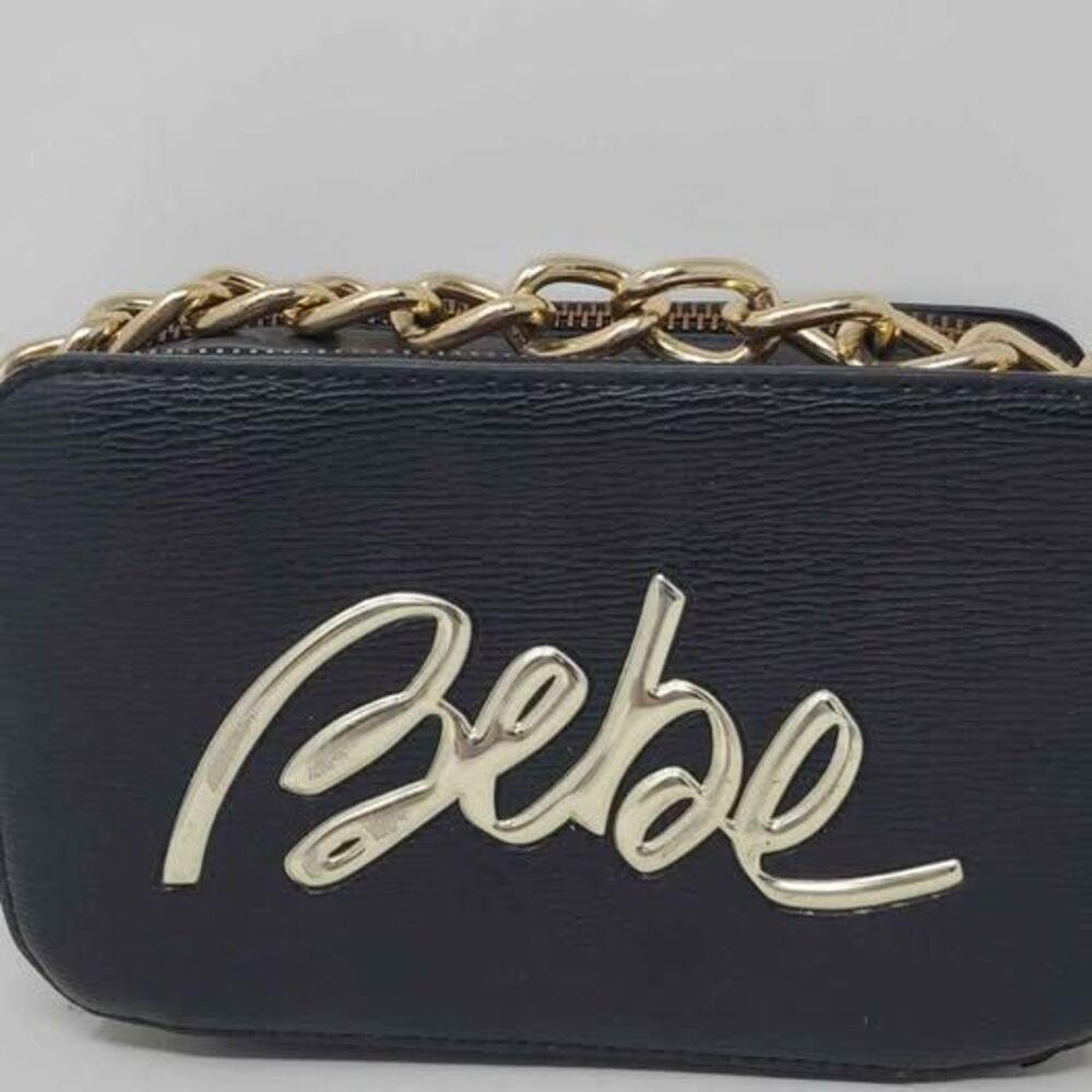Bebe Black Satchel Bag